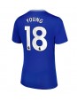 Everton Ashley Young #18 Domácí Dres pro Dámské 2024-25 Krátký Rukáv